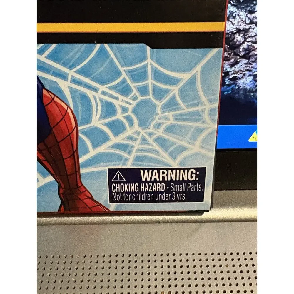 Marvel Spiderman 16 Vinyl Stickers Valentines NEW Home School Teacher 3 Boxes